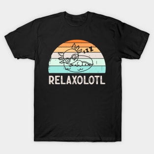 Relaxolotl Relaxing Cute Axolotl Amphibian T-Shirt